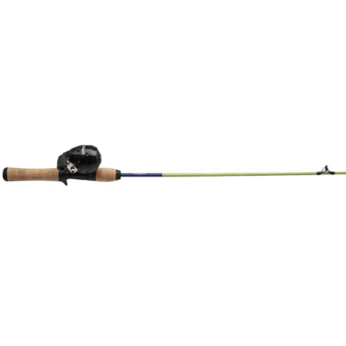 Shakespeare Catch More Fish Spincast Reel and Fishing Rod Combo with Kit - color: Panfish, style: 2024 Model