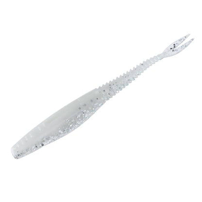 Strike King Mach Skooler Fishing Lure, Soft Plastic Jerkbait, Heavily Salted, Sleek Design, Erratic Action - color: MACH Flash, size: 4"