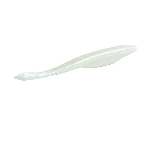 Yamamoto D-Shad - color: PEARL WHITE (7 PACK), size: 5" D-SHAD