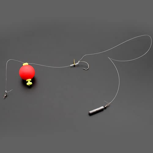 Fishing Bobber Slip Bobbers for Fishing 15 Pcs Foam Snap Weighted Floats Set Bobbers Fishing Tackle Accessories Fishing Supplies - color: A-Small-Unweighted
