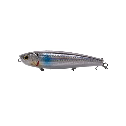 Duckett Fishing Super Sound 110 Topwater, High-Impact Walking Lure for Attracting Aggressive Bass Strikes - color: Ausagi Ghost, size: 110 mm