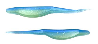 Phat Pak Baits - Drunkin Shad Zoom Super Fluke Style Soft Jerkbait 5" 20ct Soft Plastic Bass Fishing Lure - color: Ghost Gizzard Shad