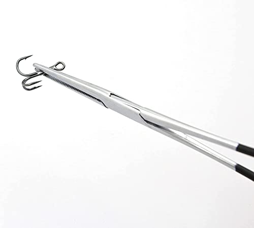 Straight Fishing Forceps Stainless Steel Unhooking Hook Removing Pliers - color: 6.5" Straight