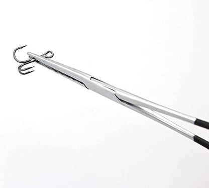 Straight Fishing Forceps Stainless Steel Unhooking Hook Removing Pliers - color: 6.5" Straight