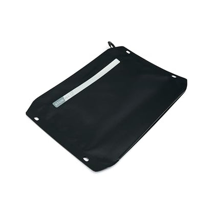 Plano StowAll Waterproof Zip Pouch, Medium, Charcoal, IPX7 Rated Dry Storage with Clear Window, Expandable Base, and Carabiner Loops - style: Medium Waterproof