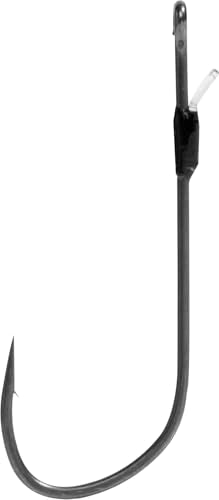 BKK DROPSHOT - Long Shank Bass Hooks | Hyper Carbon Steel | Bait Keeper | Epoxy Sealed Eye | Super Slide Coating | Cold Forged Shank - size: 1/0