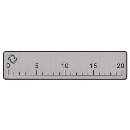 20" EVA Foam Fish Ruler with Peel & Stick Backing for Boats, Kayaks, Coolers, or Personal watercraft, Easy to Read 6mm Thick, Milled Fish Measuring Board (Gray) - color: Gray
