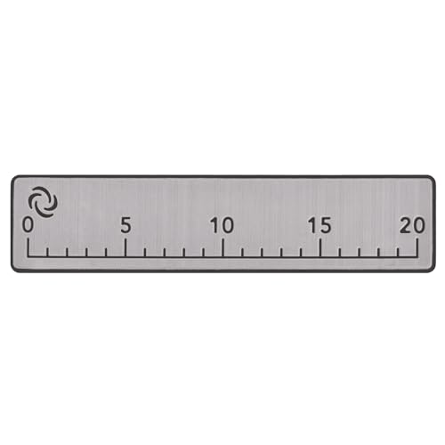 20" EVA Foam Fish Ruler with Peel & Stick Backing for Boats, Kayaks, Coolers, or Personal watercraft, Easy to Read 6mm Thick, Milled Fish Measuring Board (Gray) - color: Gray