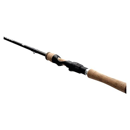 13 Fishing - Defy Silver - Spinning Fishing Rods - size: 6'6" L (Light) - 2 Piece Rod