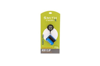 Smith Creek Rod Clip with Zinger - color: Blue