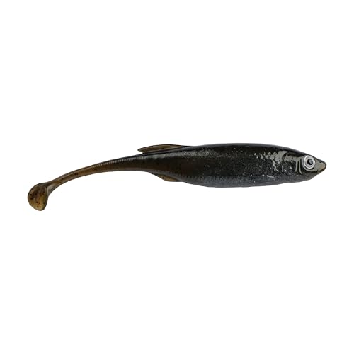Berkley PowerBait Drip Swimmer Fishing Soft Bait - color: Green Pumpkin Shad, size: 4"