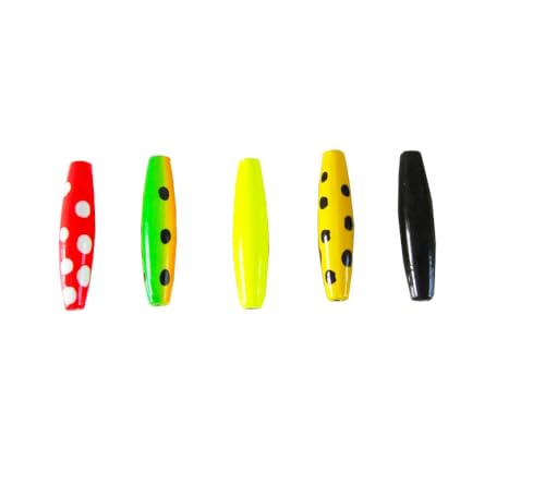 Pack of 25 Fishing Lure Making Supplies Material Spinner Body Kit Sinker Fishing Weight 1/8oz