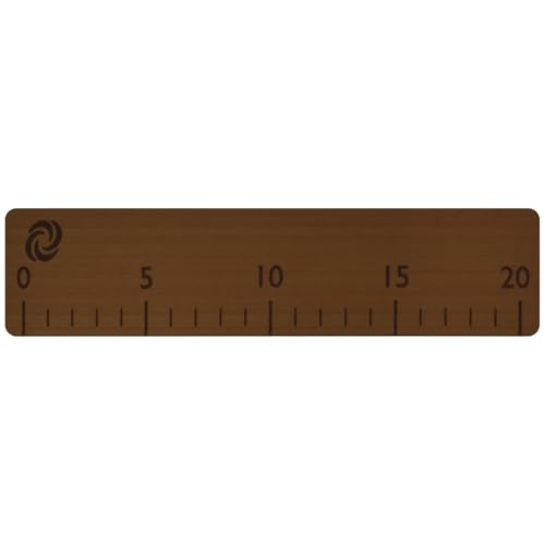 20" Fish Ruler for Boats, Laser Engraved Peel and Stick EVA Foam Fish Measuring Board, Fishing Measurement Tape for Fishing Boats, Yachts, Kayaks (Mocha) - color: Mocha
