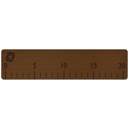 20" Fish Ruler for Boats, Laser Engraved Peel and Stick EVA Foam Fish Measuring Board, Fishing Measurement Tape for Fishing Boats, Yachts, Kayaks (Mocha) - color: Mocha