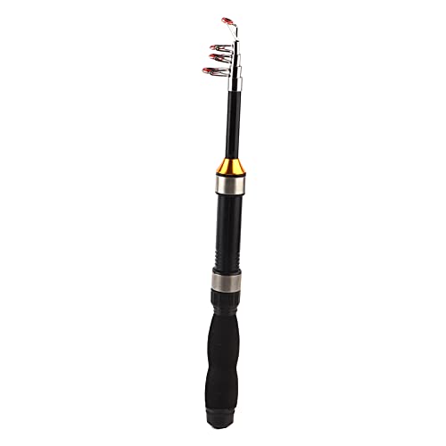 Telescoping Fishing Rod, Short Saltwater Telescopic Fishing Pole for Boat Fishing for Ice Fishing(1 Meter)
