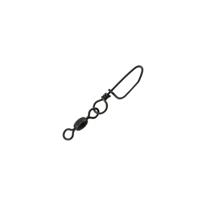 AFW Brass Coastlock Snap Swivels – Durable Fishing Gear with High-Strength Wire Snaps, Black Oxide Finish, Prevents Line Twisting & Kinking, Supports Up to 350 lb Test. - size: 144 pc, #10, 30 lb test