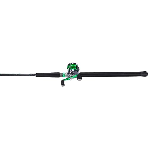 Sougayilang Catfish & Saltwater Surf Combo – 2-Piece Medium Heavy Casting Rod with Conventional Reel, 6+1 Bearings, Aluminum Uplock Seat for Catfish, Salmon, Striper, Bluefish(7'/7'6''/8') - color: A-7'6''-500 left hand