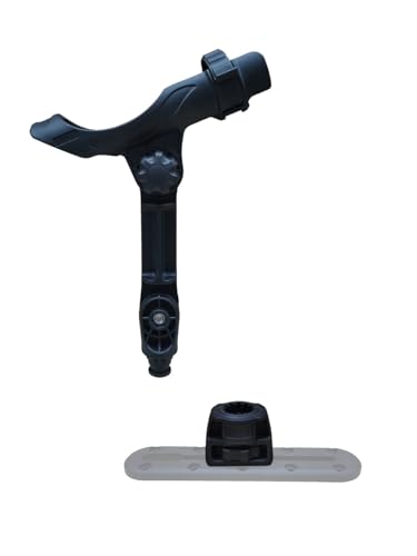Brocraft Power Lock Rod Holder with Fishing Kayak Track Adaptor/Kayak Track Rod Holder - color: Extender
