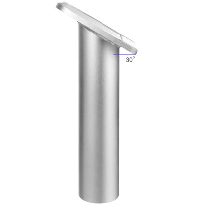 Young Marine Set of 2 Aluminium Heavy Duty Flush Mount 30 Degree Rod Holder for Fishing Boat - color: silver