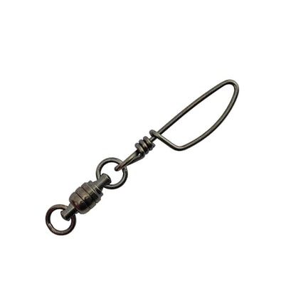 American Fishing Wire Stainless Steel Ball Bearing Snap Swivels with Double Welded Rings - size: 10 pc, #6, 320 lb test, style: 10 Piece