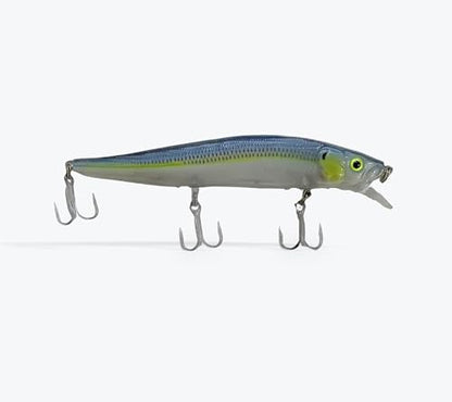 Luck E Strike STX Jerkbait, 4.5 Inch Suspending Hydrodynamic Fishing Lure, Made in The USA - color: Pro Blue