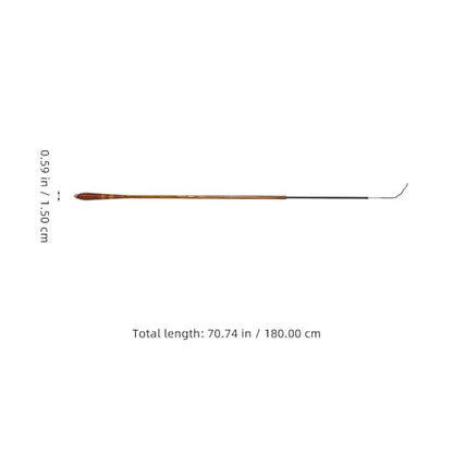 PRETYZOOM Portable Telescopic Carbon Fishing Rod Ultra-Lightweight Adjustable Travel Pole Compact for Winter Angling and Outdoor Kayak Use
