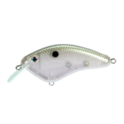 Strike King Hardliner Fishing Lure, Flat Sided Crankbait, Circuit Board Lip, Extra Tight Wobble, Size 4 Treble Hooks - color: Green Gizzard Shad