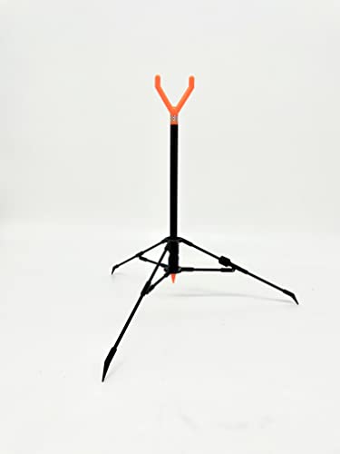FISHIN' STIX All Terrain Combo - Includes 30" Rod Holder and All Terrain Stand Tripod - style: Orange
