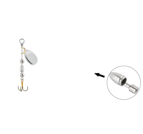 25pcs Fishing Spinner Lure Bodies Brass Fishing Weight Bass Freshwater - style: Gold 25pcs