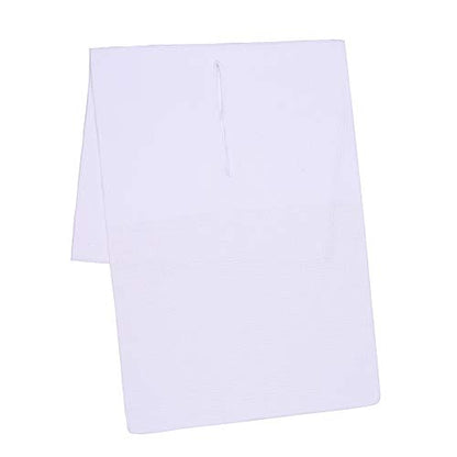 Mile High Life | Pro Tour Caddy Towel | 17" x 40" with 8" Center Slit | Premium Microfiber Waffle Texture - color: White, size: 17" x 40"
