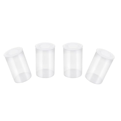 12PCS 33mm Transparent Plastic Bottle Bait Box Storage Container for Storing Supplements and Mixed Paints