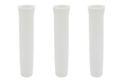 Vinland Marine Flared Fishing Rod Holder Insert Sleeves Pack of 3, Fishing Rod Holder Liner for Aluminum Rod Holder, for T Top Rod Holder, for clamp on Rod Holders for Boat