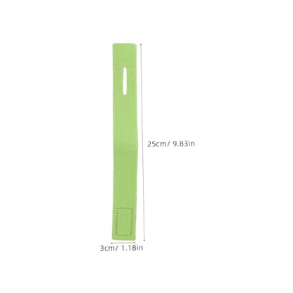 10pcs Fishing Rod Keeper Straps Elastic Anti-Slip Casting Rod Bands Green 30x250mm Fishing Storage Tie for Outdoor Boat Use