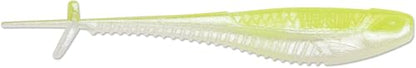 CrushCity Mooch Minnow Soft Plastic Minnow Bait, Natural Profile for Drop Shot, Jig Head & Multi-Species Fishing - color: Chartreuse Pearl, size: 2-1/2"