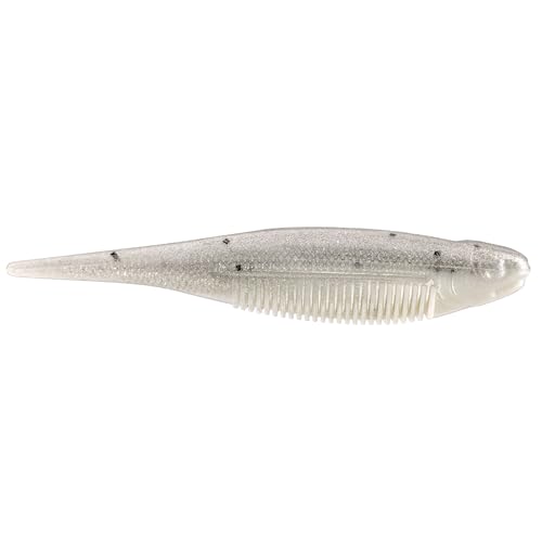 Strike King Strike King Spotlight Shim-E Minnow Fishing Lure, Soft Plastic Jerkbait, 6-Pack - color: Crystal Flash, size: 3"