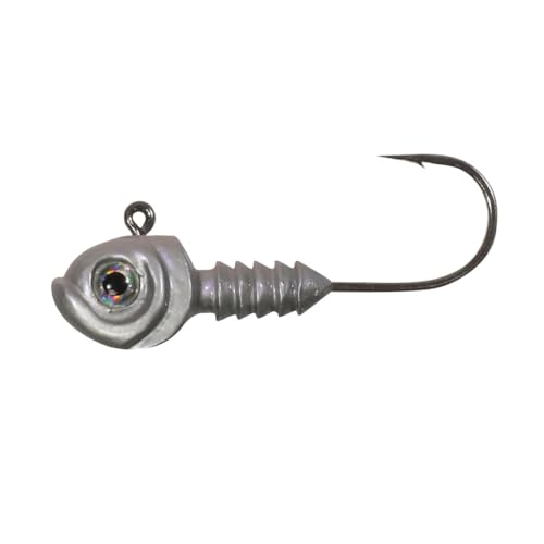 Northland Fishing Tackle Smeltinator Jig Head, Premium Bass Fishing Lure for Swimbaits & Plastics, 3 Pack - 3/8 Oz, Opening Night, 5/0 Hook