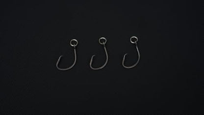 BKK Ringed MUTSU Circle Heavy-SS Hook | 3X | Saltwater Super Slide Coating | Hyper Carbon Steel | Forged Shank | Needle Point - size: 2#