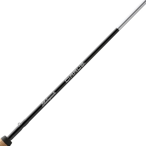 Shakespeare Cirrus 6'6" Spinning Fishing Rod and Reel Combo, 2-Piece Graphite Rod Blank, Size 30 Spinning Reel, Pre-Spooled with Monofilament Fishing Line