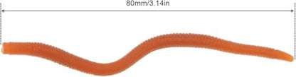 20pcs Bass Fishing Worms - Soft Plastic Baits & Lures for Fresh Water Fishing