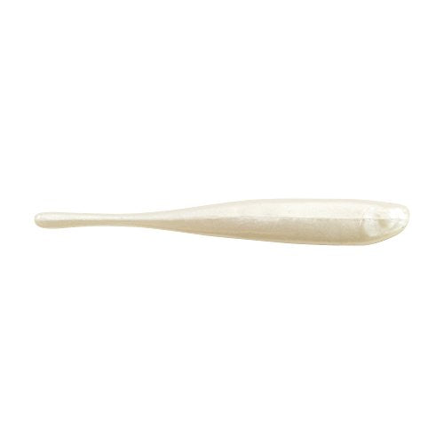 Berkley PowerBait Pro Twitchtail Minnow Fishing Bait, Pearl White, 3in | 8cm, Irresistible Scent & Flavor, Realistic Profile, Ideal for Bass, Walleye, Trout and More