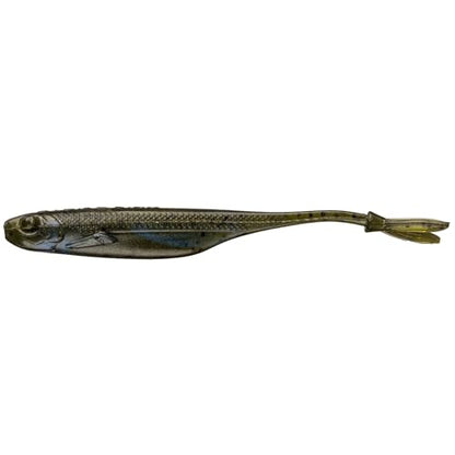 Strike King Spotlight Split Minnow Fishing Lure, Soft Plastic Jerkbait, 8-Pack - color: Creek Perch, size: 4"