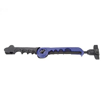 Raguso Blue Plastic Stainless Steel Fishing Mini Line Spooler Mini Fishing Line Winder Machine Portable Adjustable Fishing Line Spooler for Fishing
