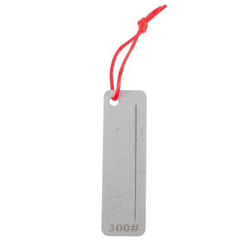Kisangel Mini Fish Hook Fishing Tool Sharpener with Diamond-coated Sharpening Stone, Wear-resistant and Easy to Use Portable Fishhook Grinder for Outdoor Activities and Camping for Knives