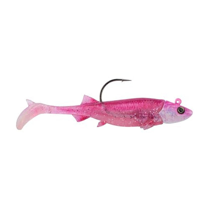 Berkley PowerBait Minnotator Fishing Soft Bait - color: Pink Shiner, size: 3.5 in - 3/8 oz
