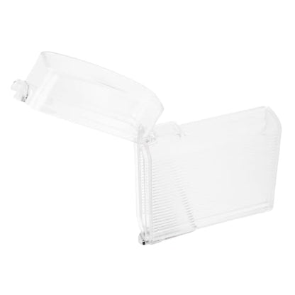 SUNGOOYUE Clear Hard Plastic ID Card Holder with Whistle Strap for Cash, Credit Cards - Versatile Storage Solution for Boating, Fishing and Diving (Transparent White) - color: Transparent White