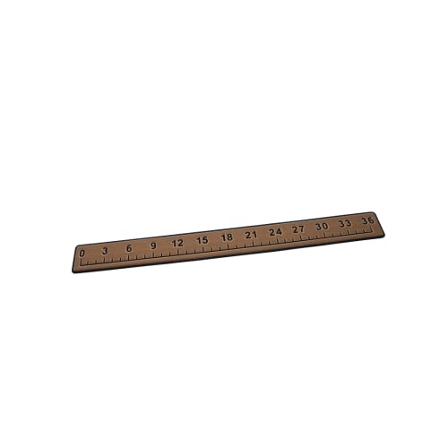 SeaDek Fish Ruler | Next Level | 36 inch Fish Measurement Tool | Perfect for Boats and Kayaks | Mocha over Black - color: Mocha/Black