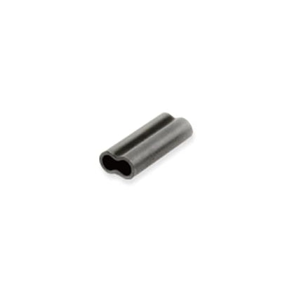 AFW Thin Wall Double Barrel Crimp Sleeves - Premium Fishing Copper Crimp Sleeve with Burr Free Black Finish, Enhanced Flexibility - Durable and Lightweight - Retail & Bulk Pack Available - color: Black, style: #7t/.053" - 1,000 Pc