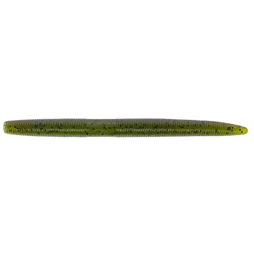 Yamamoto Senko Soft Plastic Worm Easy to Use Bass Fishing Stick Bait Lures - color: GREEN PUMPKIN W/ WATERMELON LAMINATE, size: 6 Inch