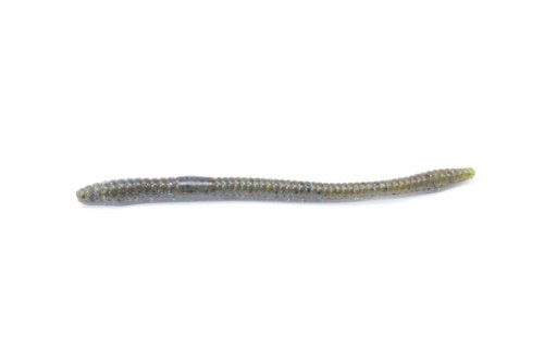 Zoom Bait Finesse Worm Bait-Pack of 20 - color: Green Pumpkin Blue