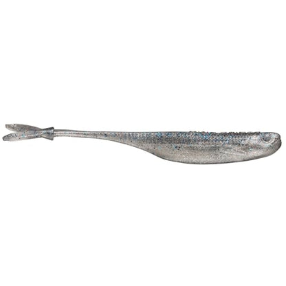 Strike King Spotlight Split Minnow Fishing Lure, Soft Plastic Jerkbait, 8-Pack - color: Smokey Shad, size: 3"